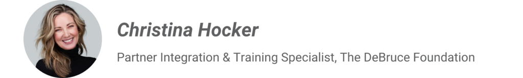 Christina Hocker, Partner Integration and Training Specialist Christina Hocker, Partner Integration & Training Specialist