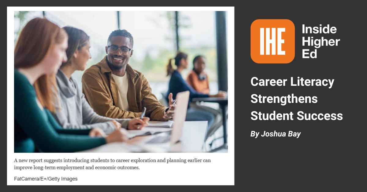 Career Literacy on Inside Higher Ed